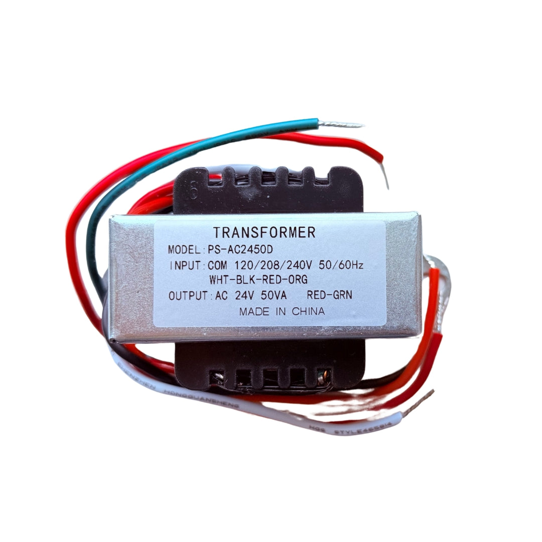 Control Transformer – Multi-Tap 40VA 120/208/240VAC Primary to 24VAC Secondary for HVAC Furnace & Control Panels