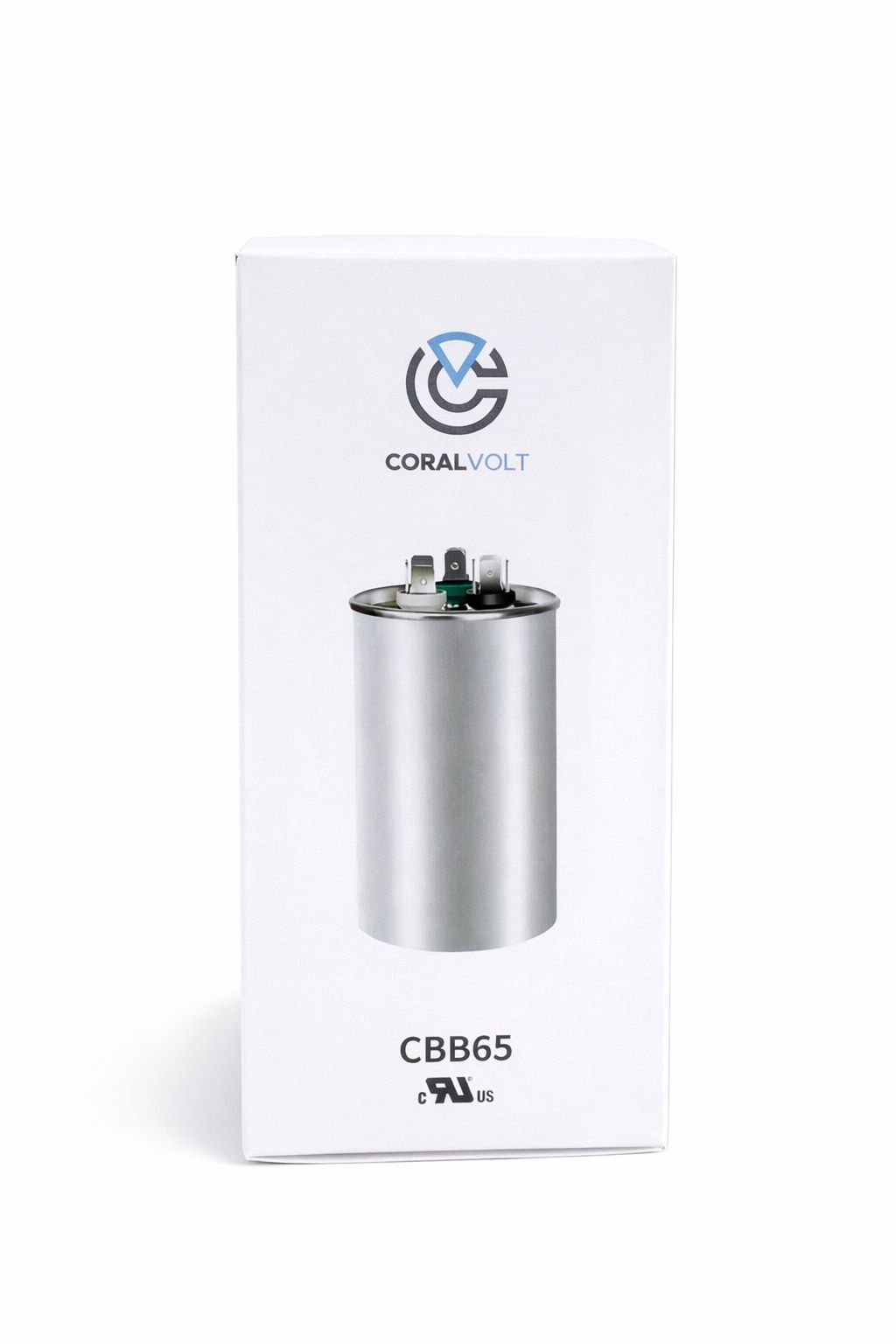 Coralvolt 60 µF+5 µF Dual Run Round HVAC Capacitor 370/440V CBB65 UL Rated