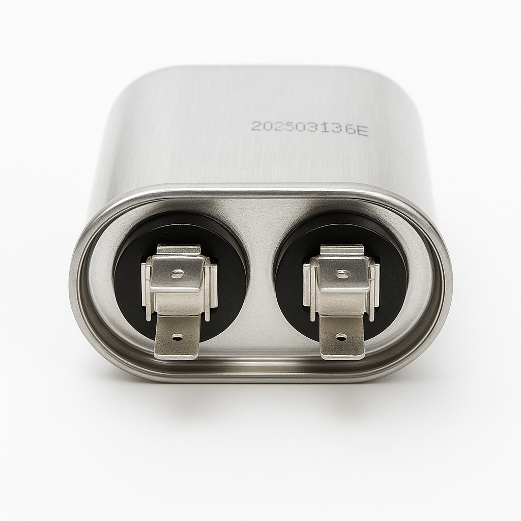 10+5 µF Dual Run Oval HVAC Capacitor – 370/440V AC | CBB65, UL Rated