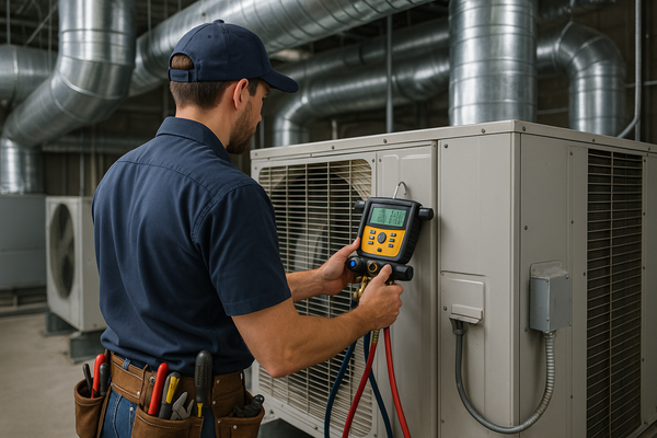 HVAC Technician without face